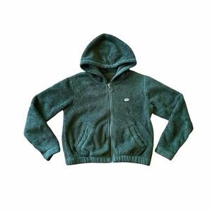 Abercrombie & Fitch Green Sherpa Fleece Teddy Zip Hoodie - Size XS